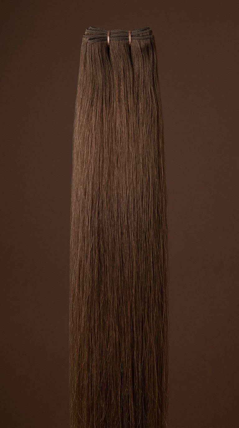 Velvet hair extension swatch